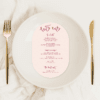 Mon Amour Double Sided Menus - Image 2