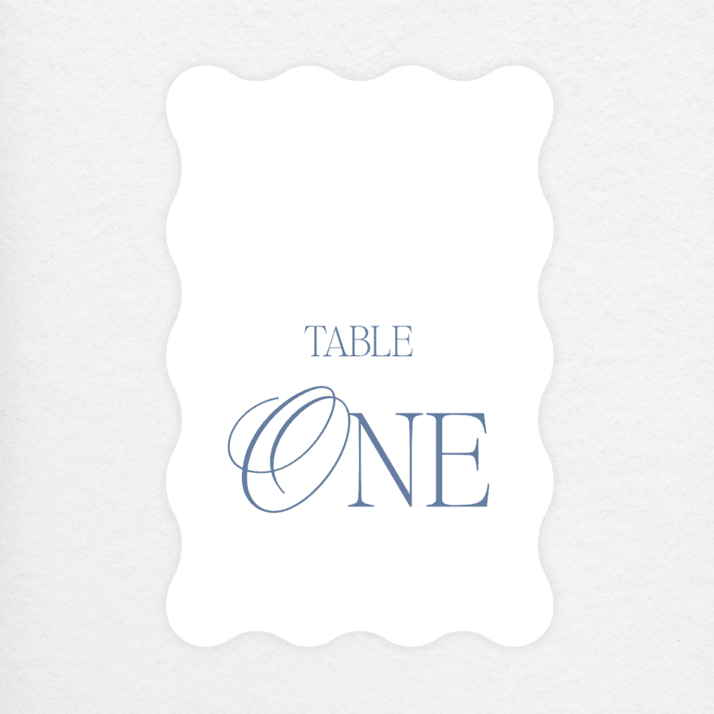 So chic table numbers gracie creative