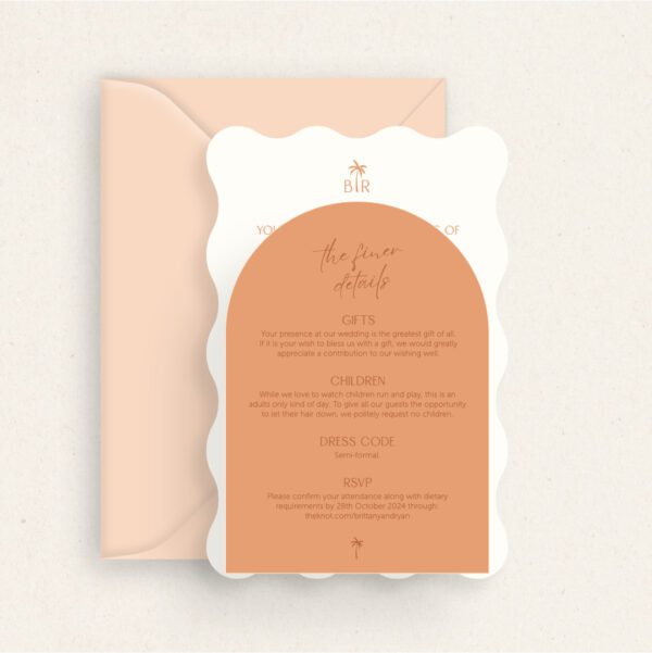 Cove Wedding Invitation Suite - Image 5