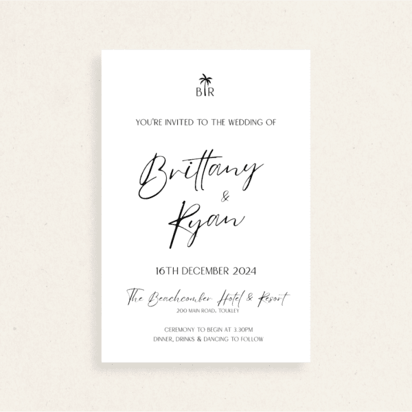 Cove Wedding Invitation Suite - Image 2