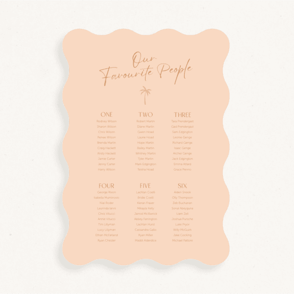 Cove Seating Chart - Image 2