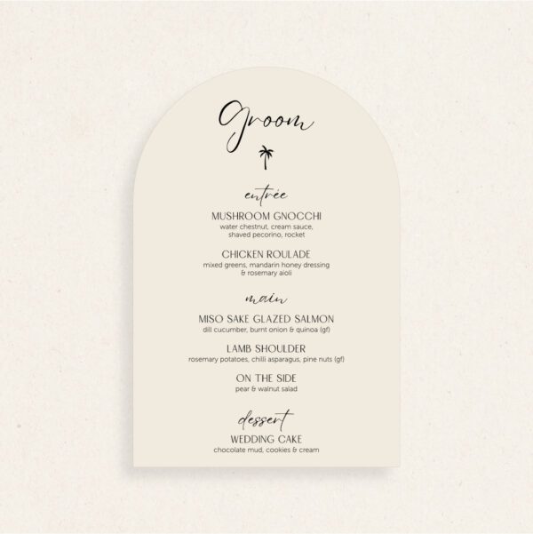 Cove Single Sided Menus - Image 5