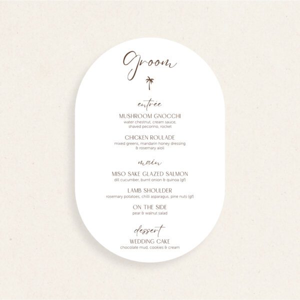 Cove Single Sided Menus - Image 7