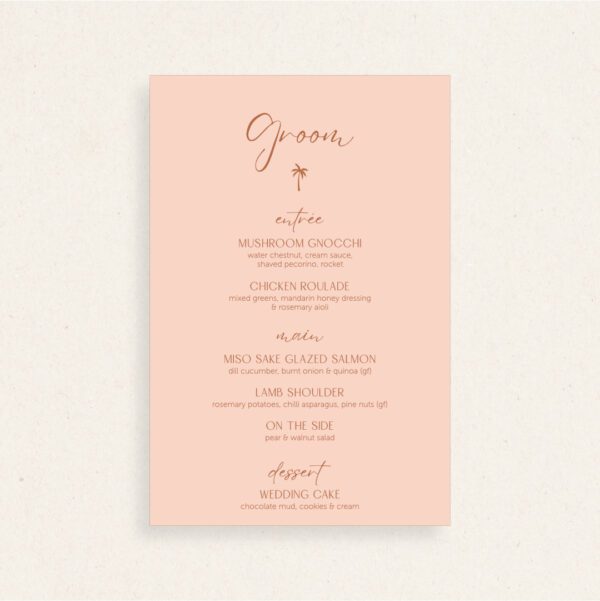 Cove Single Sided Menus - Image 6