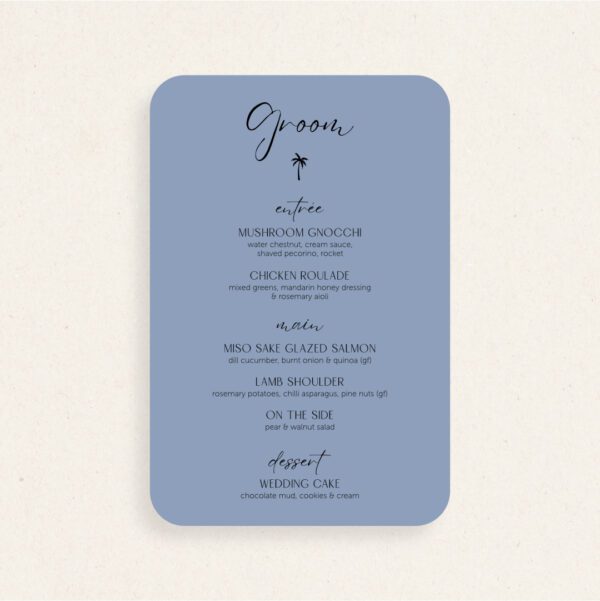 Cove Single Sided Menus - Image 4