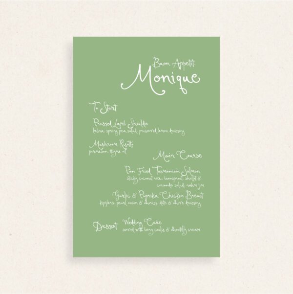 Buon Appetit Single Sided Menus - Image 4