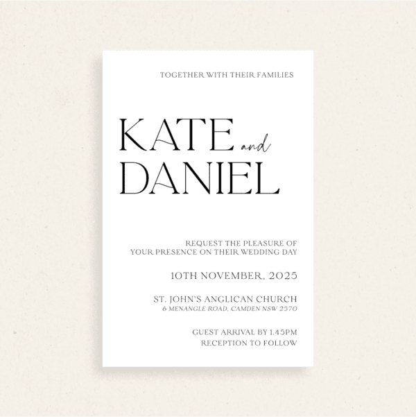 Kate Wedding Invitation Suite - Image 2