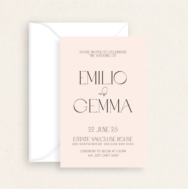 Emilio Wedding Invitation Suite - Image 13